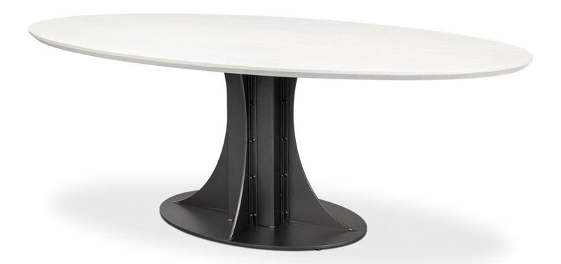 Parisian Chic Oval Dining Table