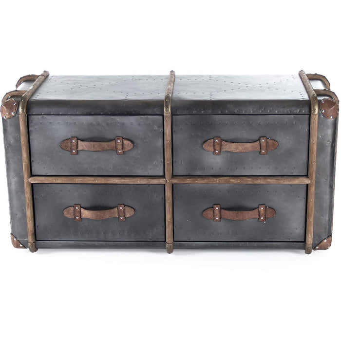 Riveted Iron Steam Chest