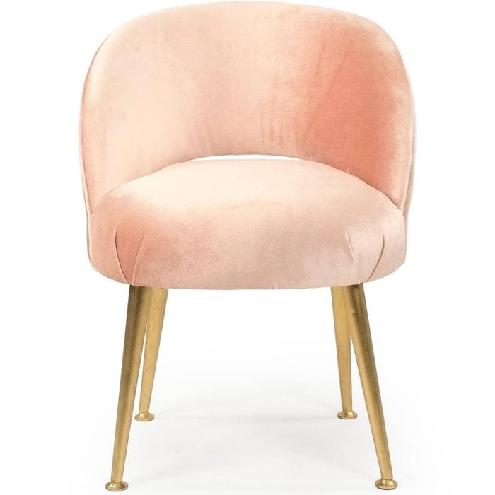 Rose Selene Gold Tip Chair