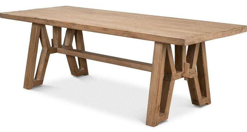 Rustic Beams Miners Dining Table