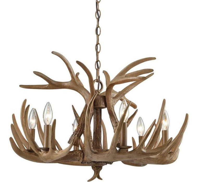 Rustic Elk Horn Chandelier