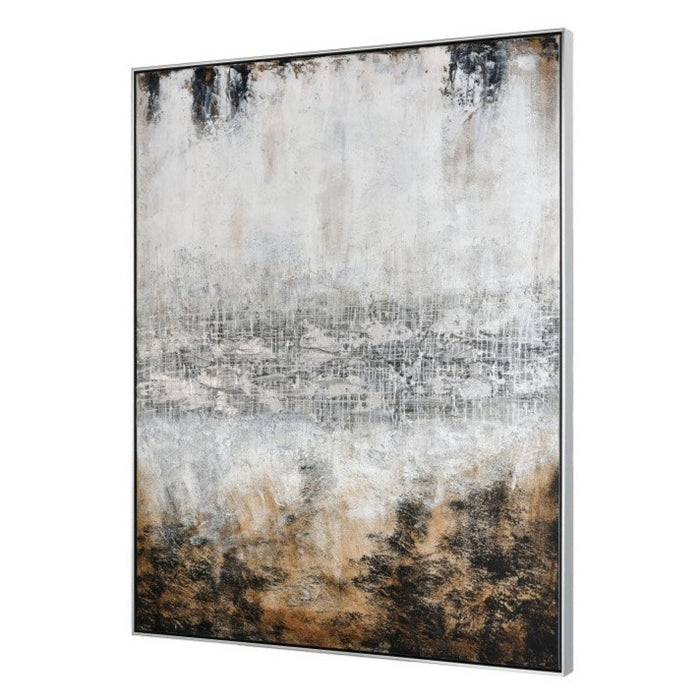 Soft Mist Horizon Abstract Wall Art