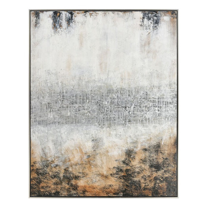 Soft Mist Horizon Abstract Wall Art