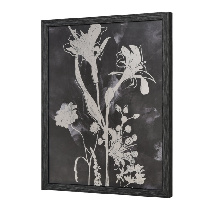 Silhouettes Pressed Flower I Wall Art