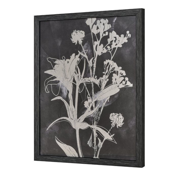 Silhouettes Pressed Flower II Wall Art