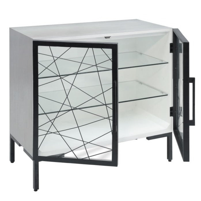 Modern Two-Tone Cabinet