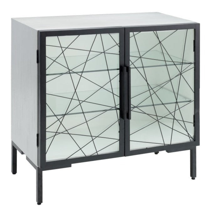 Modern Two-Tone Cabinet