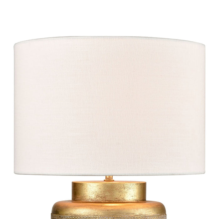 Boho Antique Gold Table Lamp