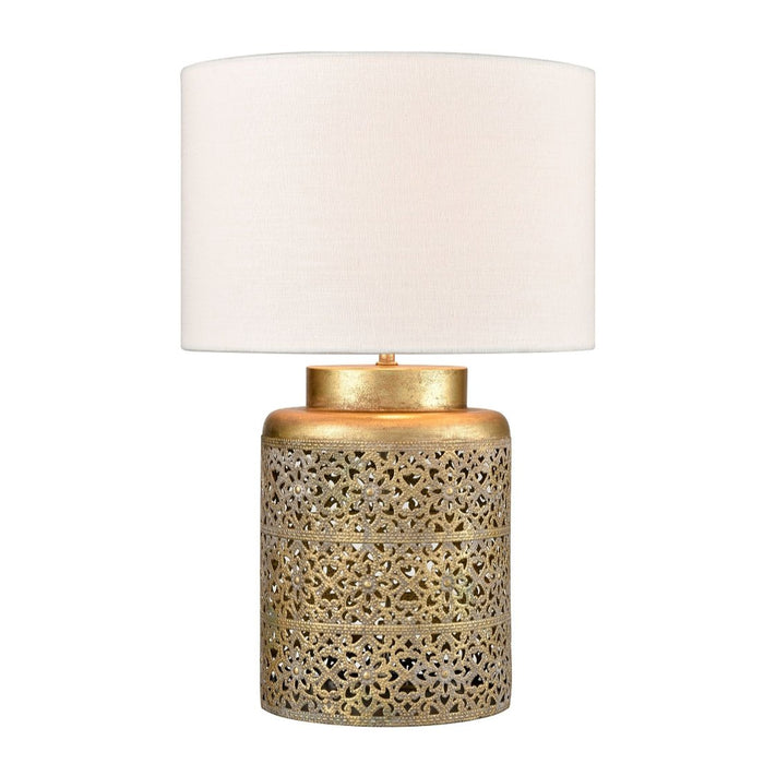 Boho Antique Gold Table Lamp