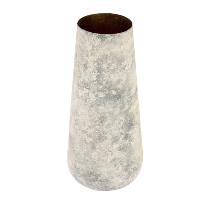 Whitewashed Elongated Vase