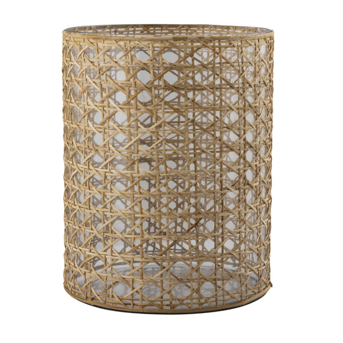 Large Wrapped Rattan Vase