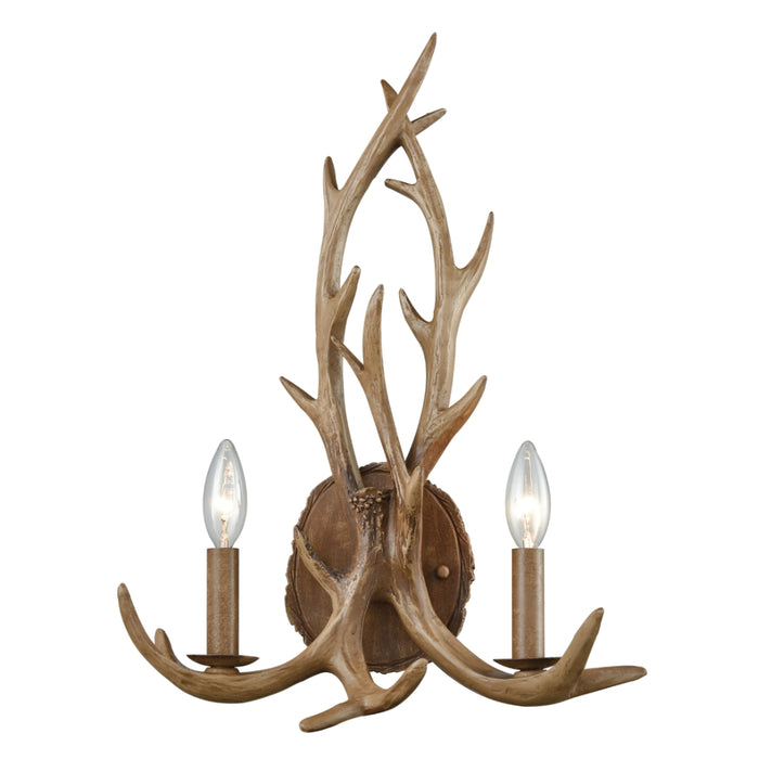 2-Light Horn Sconce