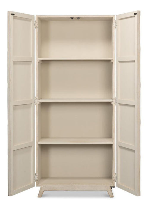 Stone Grey Lola Armoire Cabinet