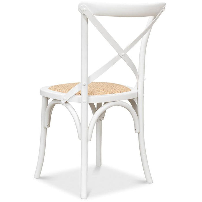 White French Cafe Bistro Dining Chairs - Set of 2