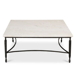 White Banswara Square Coffee Table