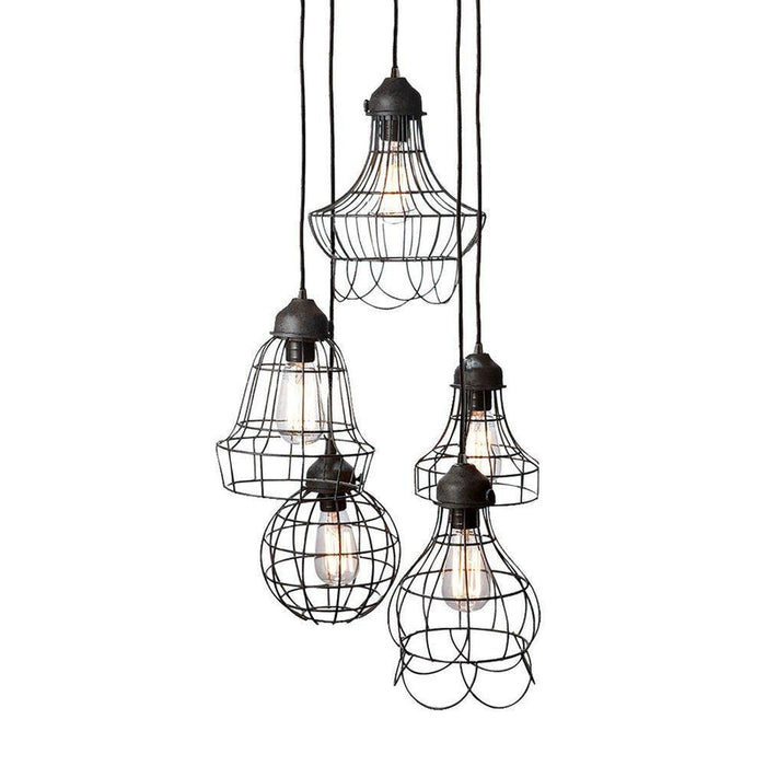 Wire Five Industrial Chic Pendants