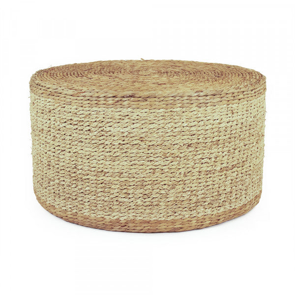 Woven Hyacinth Ottoman